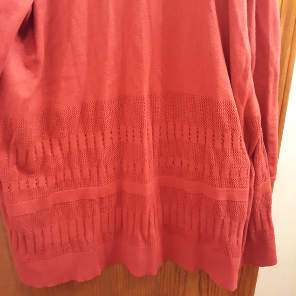 Lane Bryant Open Cardigan Berry Colored 18/20 - Picture 5 of 6